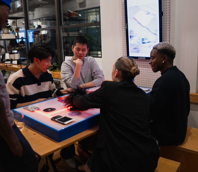 Stranger Stations tested in a social setting